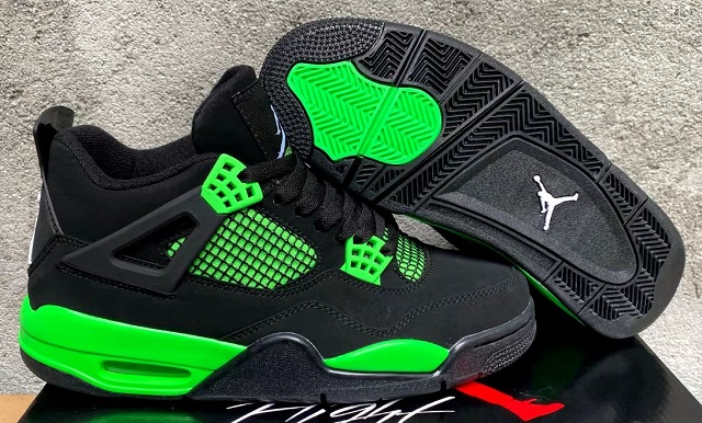 Air Jordan 4 Retro Black Green